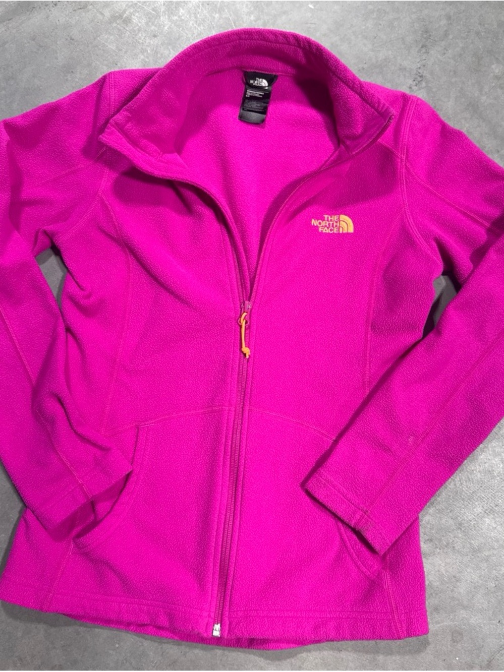 The North Face Kids' Bright Magenta Full-Zip Fleece Jacket